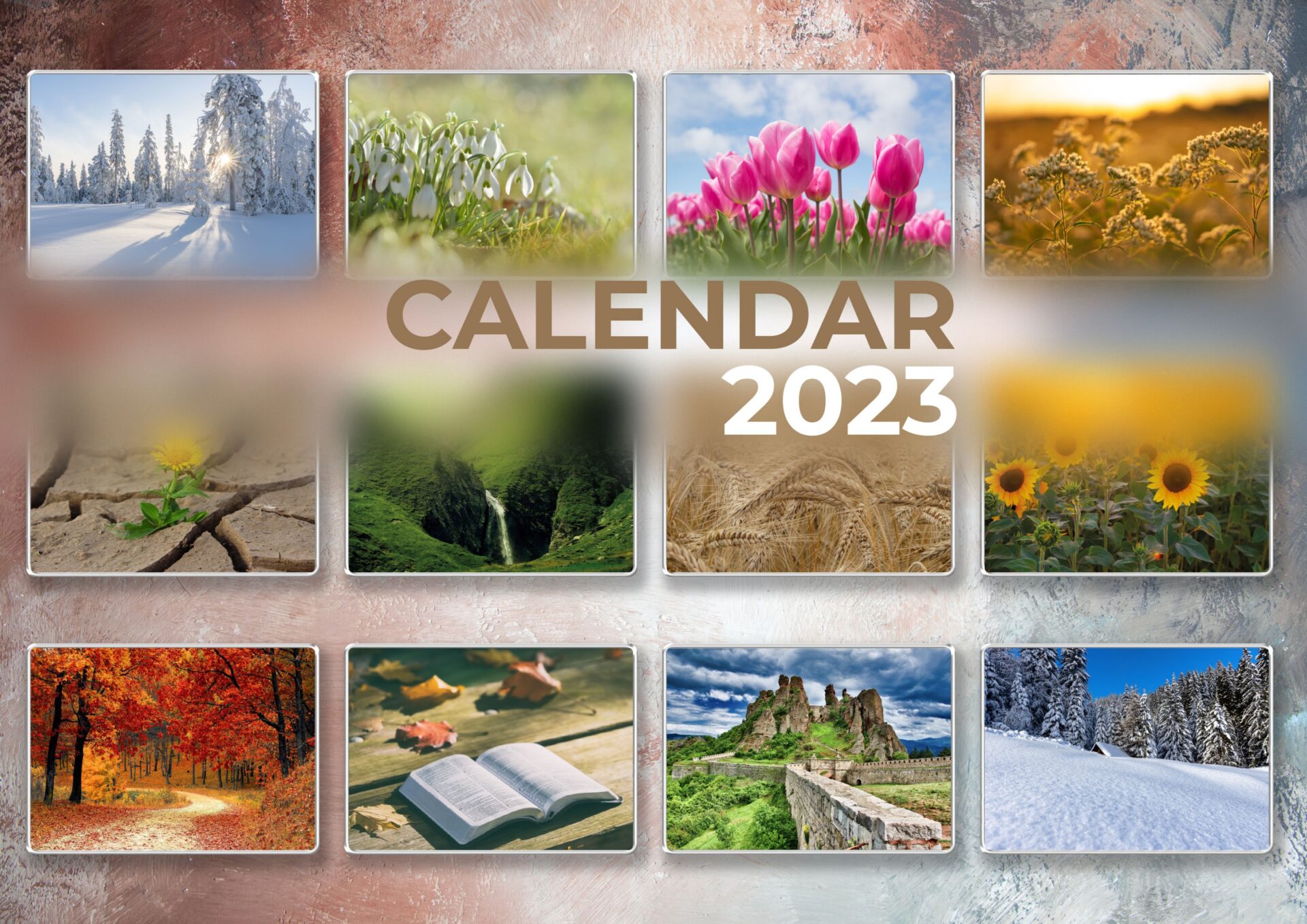 Pagină din calendarul cu versete