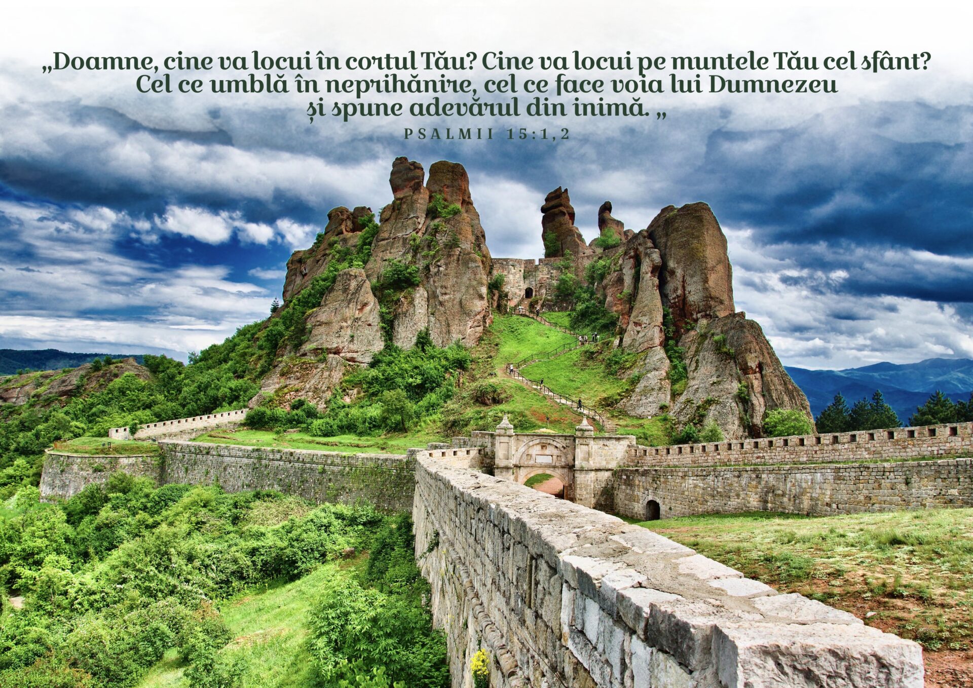 Pagină din calendarul cu versete